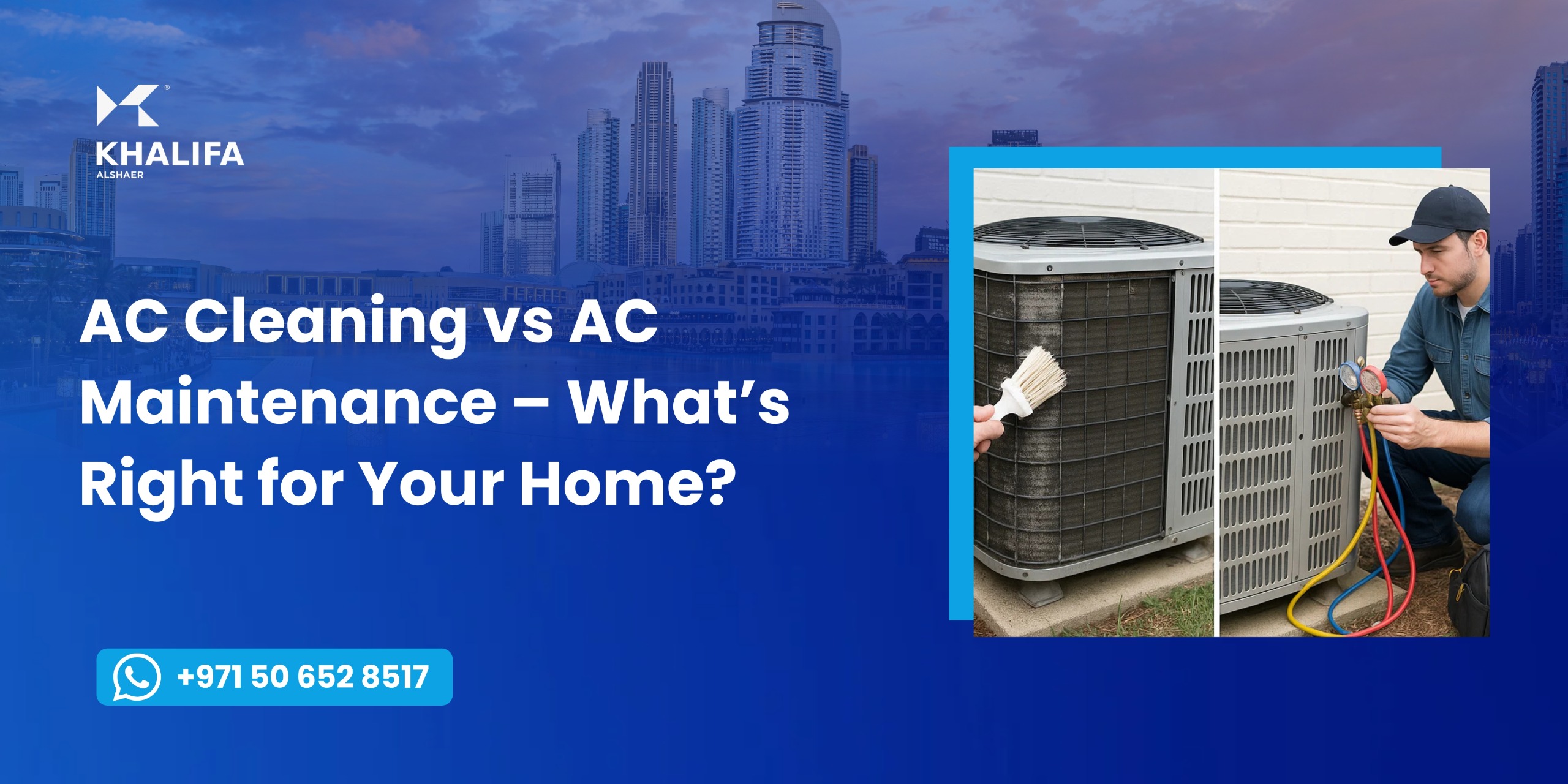 AC Cleaning vs Maintenance