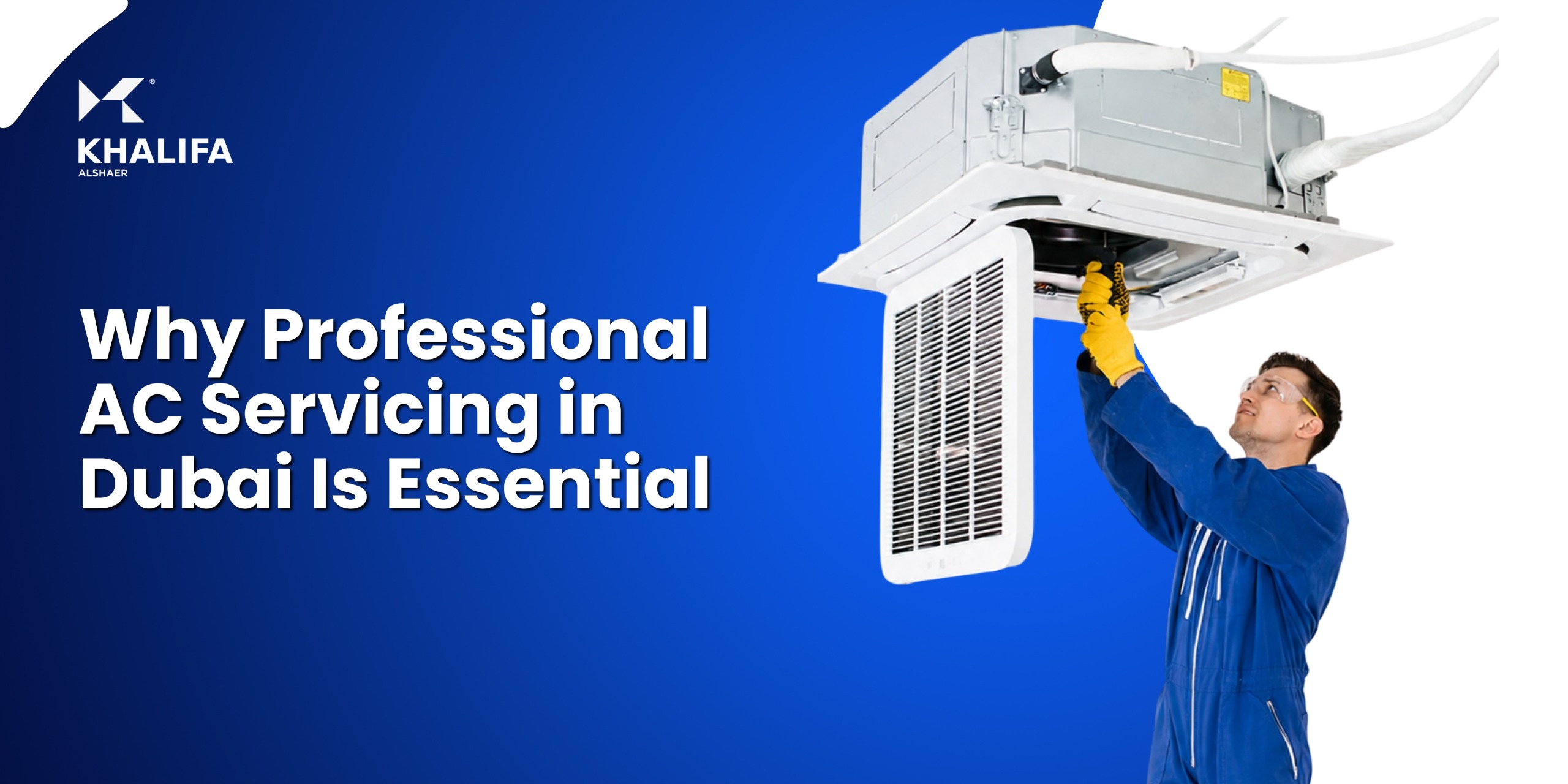 the blog posted titled Why Professional AC Servicing in Dubai Is Essential